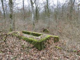 Ligne Maginot - SCHIRMENSTUDEN 11 - (Blockhaus pour arme infanterie) - La vue de l'arrière du blockhaus.