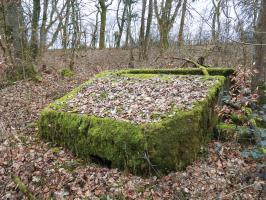Ligne Maginot - SCHIRMENSTUDEN 11 - (Blockhaus pour arme infanterie) - La façade de tir vers le nord.