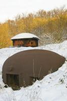 Ligne Maginot - MOLVANGE - A9 - (Ouvrage d'artillerie) - Bloc 6
Tourelle mitrailleuse en position de tir au-dessus de la cloche JM