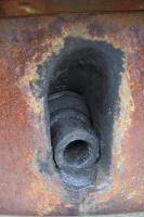 Ligne Maginot - MOLVANGE - A9 - (Ouvrage d'artillerie) - Bloc 8
Gros plan de l'un des tubes de 75 de la tourelle