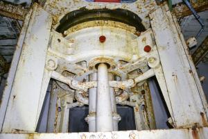 Ligne Maginot - MOLVANGE - A9 - (Ouvrage d'artillerie) - Bloc 8
Tourelle pour deux canons de 75 modèle 33