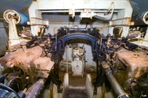 Ligne Maginot - MOLVANGE - A9 - (Ouvrage d'artillerie) - Bloc 10
Tourelle de 75 mle 33