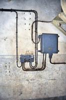 Ligne Maginot - MOLVANGE - A9 - (Ouvrage d'artillerie) - Casernement
Le système de commande de la ventilation (Régimes Normal ou Gazé)