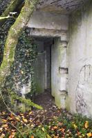 Ligne Maginot - SAINT WALFROY (4° BON - 155° RIF) - (PC de Quartier) - L'entrée de gauche
Les portes et les dormants n'ont pas été mis en place