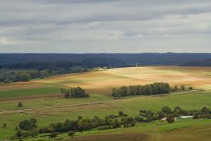 Ligne Maginot - SAPOGNE - (Ouvrage d'infanterie) - La casemate vue depuis l'observatoire de Saint Walfroy