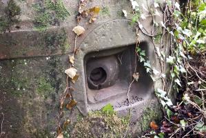 Ligne Maginot - VELOSNES - (Ouvrage d'artillerie) - Bloc 3
Cloche GFM
Détail d'une rotule d'embrasure type B