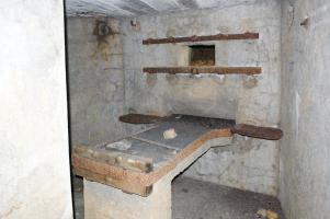 Ligne Maginot - K - (Blockhaus pour arme infanterie) - La tablette pour la mitrailleuse Hotchkiss 8mm mle 1914