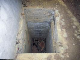 Ligne Maginot - LA HIGNY - (Casemate d'artillerie) - Réservation pour monte-charge à munitions