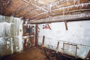 Ligne Maginot - FERMONT - A2 - (Ouvrage d'artillerie) - Bloc 7
Chambre de tir
Le blindage au plafond est vouté 