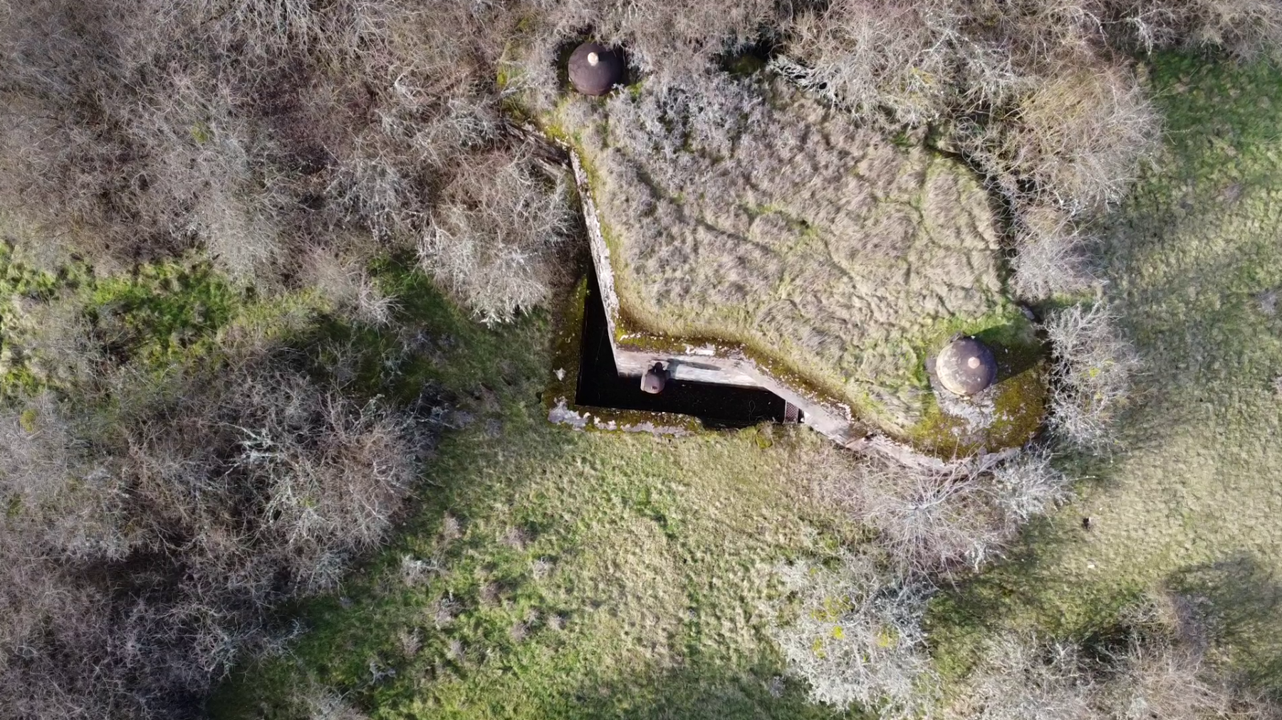 Ligne Maginot - LEMBACH - (Ouvrage d'infanterie) - Bloc 2
Vue aérienne du bloc - luc .j
