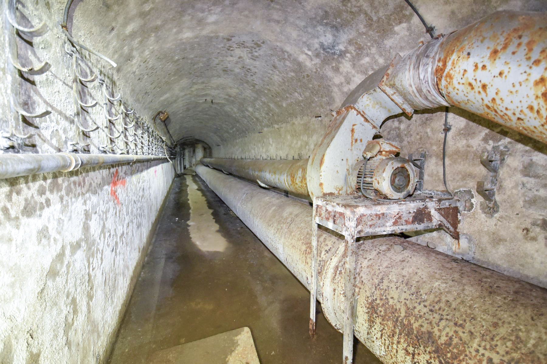 Ligne Maginot - MOLVANGE - A9 - (Ouvrage d'artillerie) - Galerie d'accès à l'usine - Ludovic KNAPP