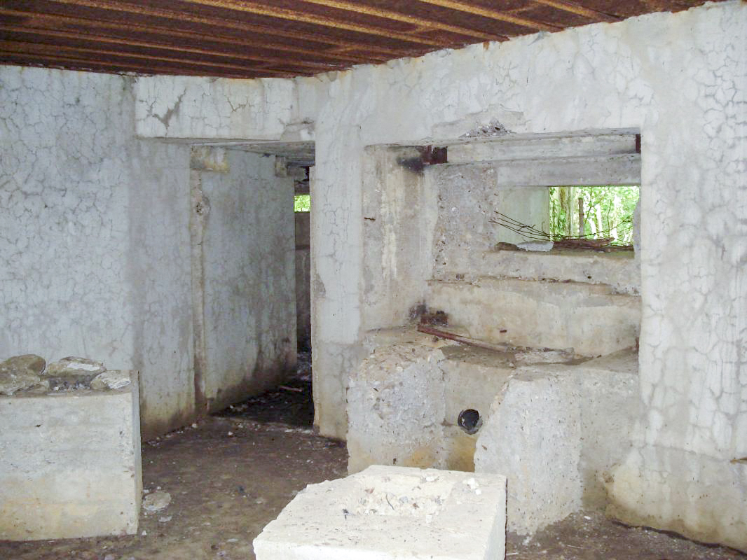 Ligne Maginot - MY4 - (Blockhaus lourd type STG / STG-FCR - Simple) - Créneaux AC et accès au créneau d'observation - R Tucker