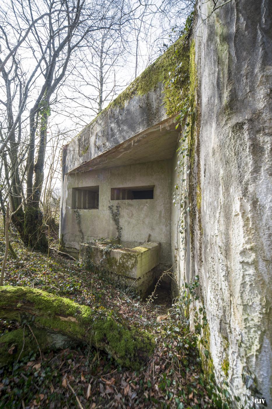 Ligne Maginot - MY4 - (Blockhaus lourd type STG / STG-FCR - Simple) - Les créneaux pour canon et mitrailleuse - Lia VERMEULEN
