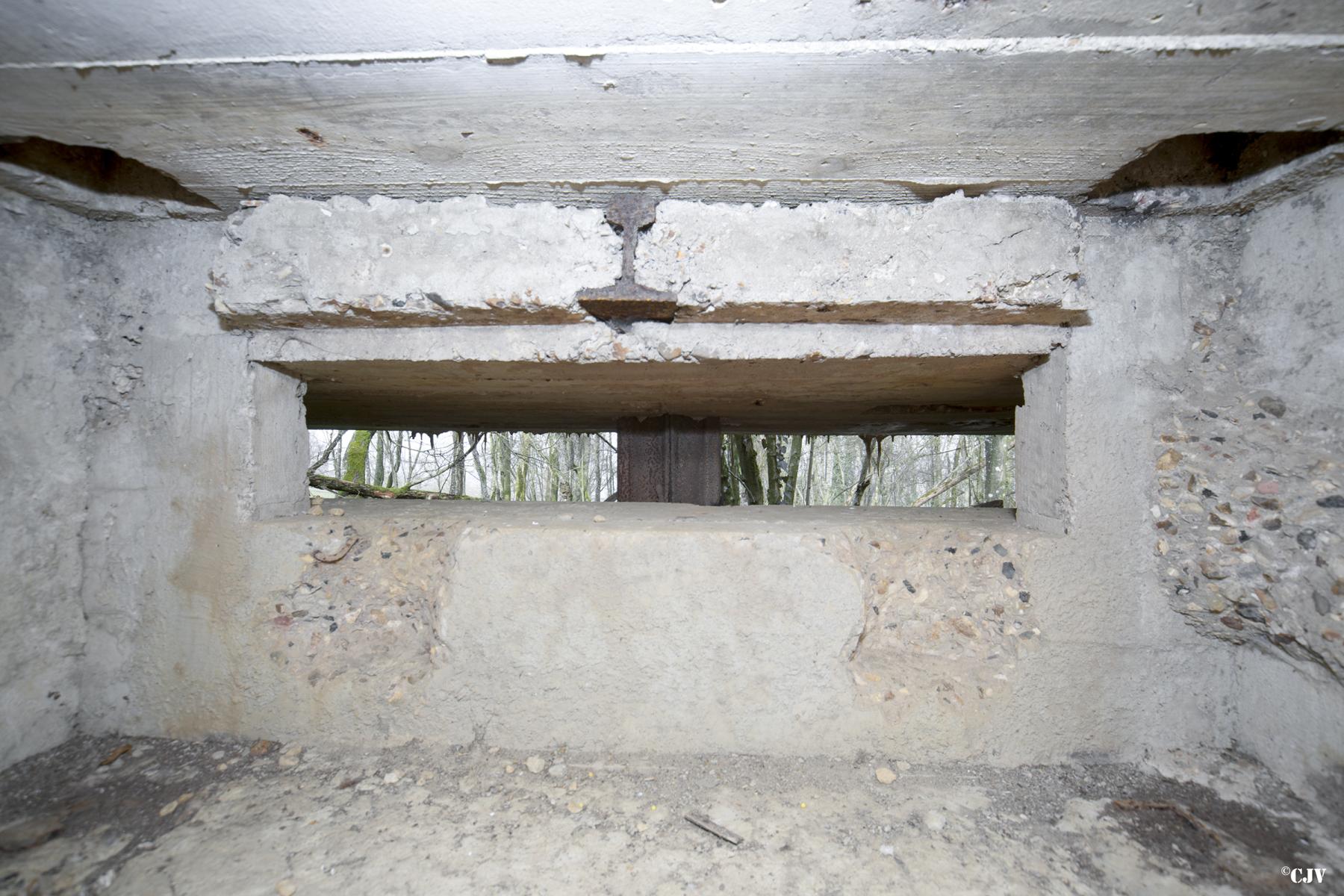 Ligne Maginot - MY4 - (Blockhaus lourd type STG / STG-FCR - Simple) - Le créneau d'observation - Lia VERMEULEN