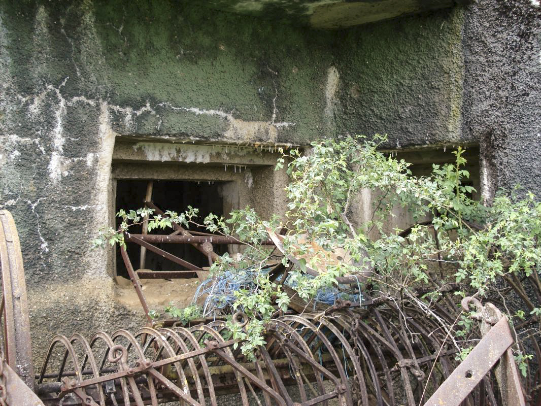 Ligne Maginot - MY8 - LAITERIE - (Casemate d'artillerie) - Les créneaux artillerie et FM - R Tucker