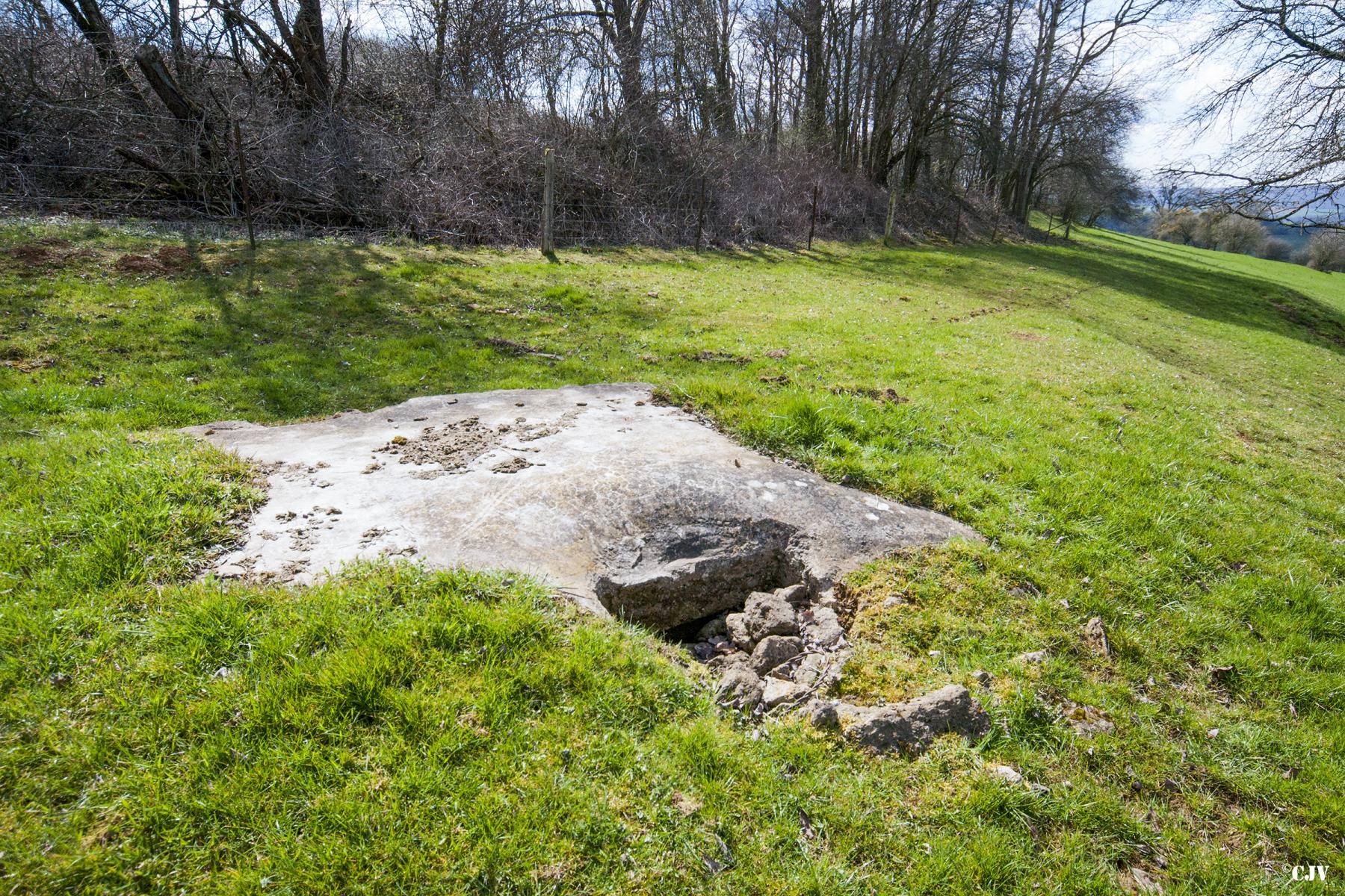 Ligne Maginot - SAINT WALFROY OUEST - (Observatoire d'infanterie) - La guerite est disparu - Lia VERMEULEN