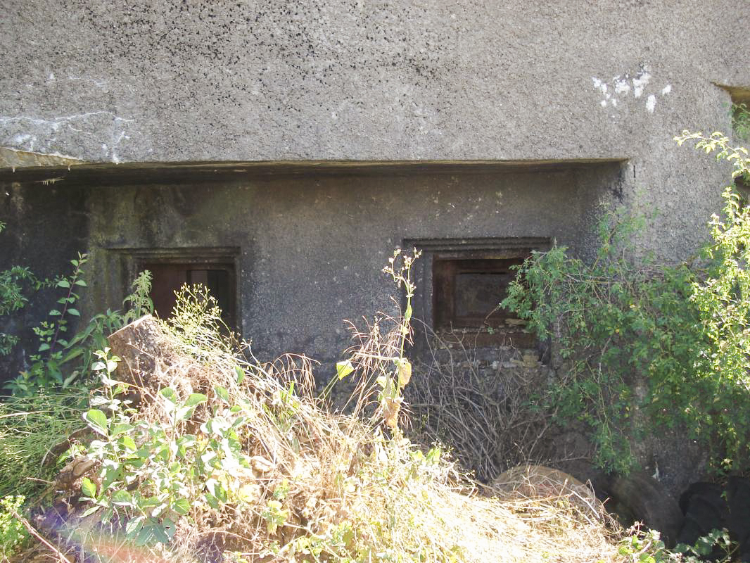 Ligne Maginot - SAPOGNE - (Ouvrage d'infanterie) - Les créneaux, face ouest - R Tucker