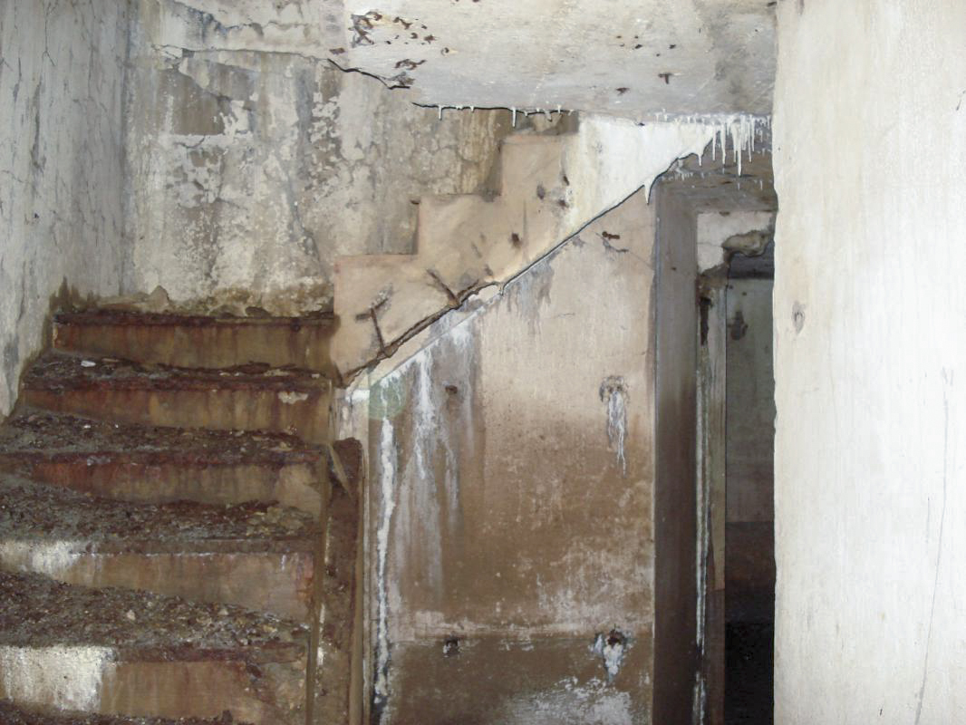 Ligne Maginot - SAPOGNE - (Ouvrage d'infanterie) - Escaliers vers sous sol - R Tucker
