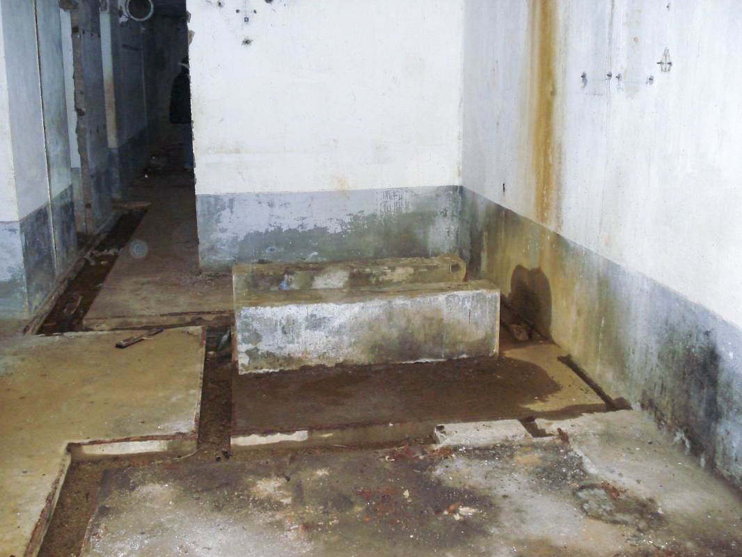 Ligne Maginot - THONNE LE THIL - (Casemate d'infanterie - Double) - L'emplacement du moteur - R Tucker