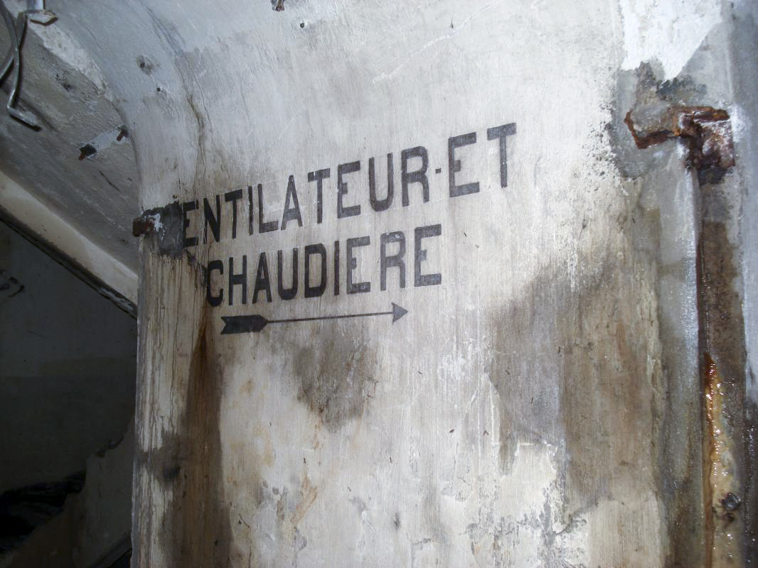 Ligne Maginot - THONNELLE - (Ouvrage d'infanterie) - Chaudière - R Tucker