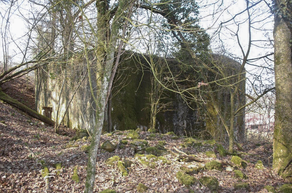 Ligne Maginot - G7 - (Blockhaus lourd type STG / STG-FCR - Simple) - Cet ouvrage, imposant, est construit à flanc de coteau et couvrait de son tir la vallée de la Chiers et la commune de Flabeuville. - Christian RICHON/devoitine520