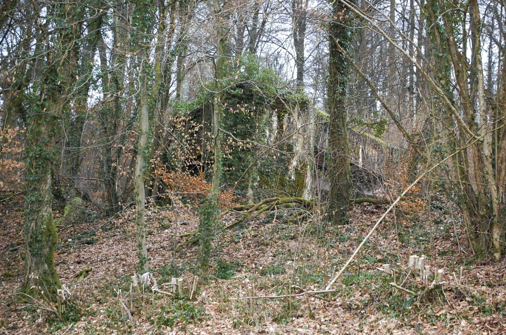 Ligne Maginot - G20 - (Blockhaus lourd type STG / STG-FCR - Simple) - Le blockhaus depuis la route en contrebas...  - Christian RICHON/devoitine520