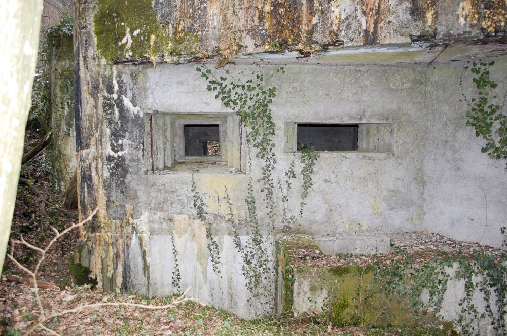 Ligne Maginot - G21 - (Blockhaus lourd type STG / STG-FCR - Simple) - Une autre vue des créneaux de tir, anti-char et mitrailleuse - Christian RICHON/devoitine520