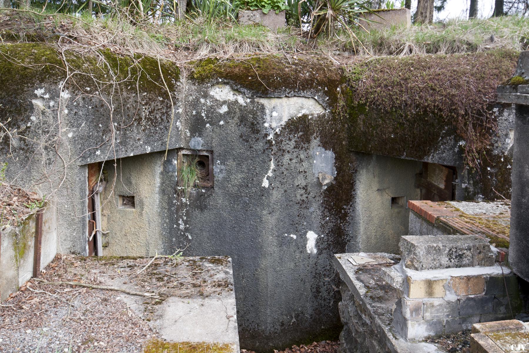 Ligne Maginot - LA BESSINE - (Central téléphonique d'observation) - Les deux entrées - Lia VERMEULEN