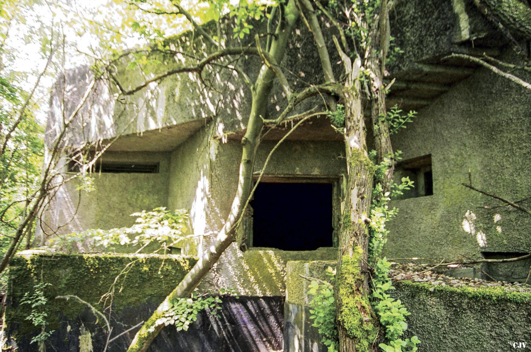 Ligne Maginot - LA HIGNY - (Casemate d'artillerie) - A gauche le créneau d'observation - Lia VERMEULEN