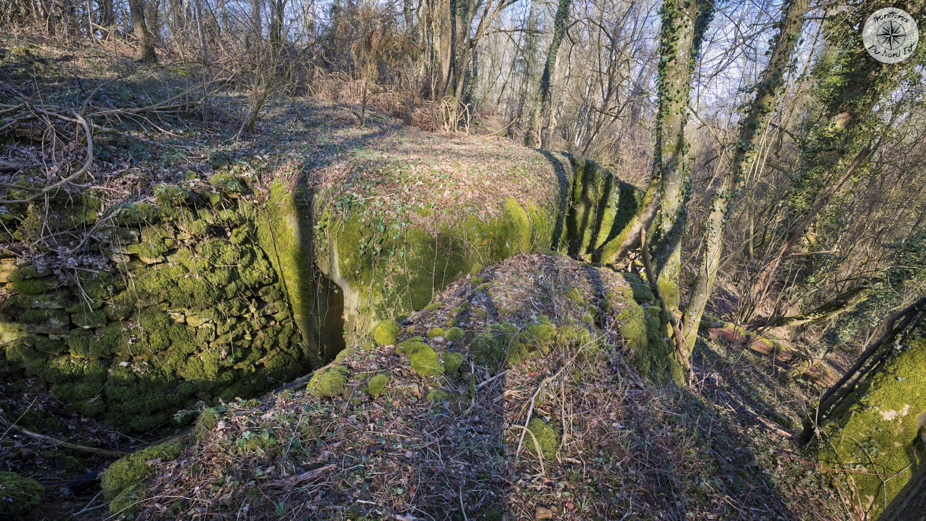 Ligne Maginot - BOIS DE PARLEZ - (Blockhaus pour canon) - L'entrée - Thierry Caland