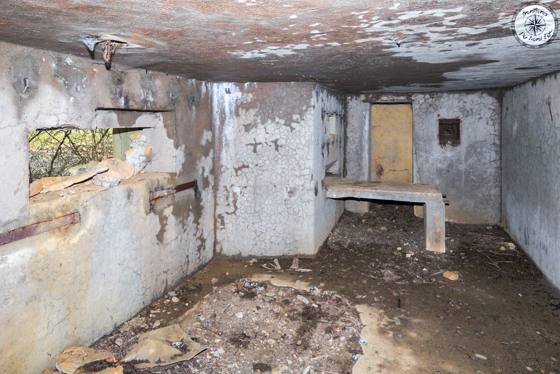 Ligne Maginot - MB8 - PAQUISEL - (Blockhaus pour canon) - La chambre de tir - Thierry Caland