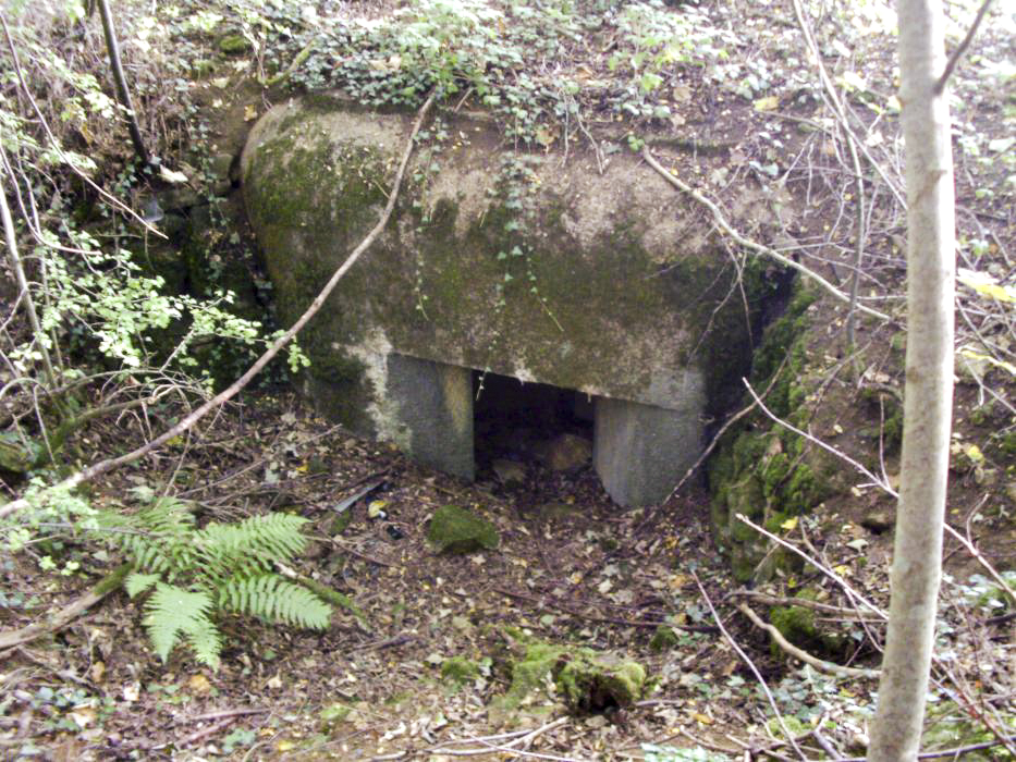 Ligne Maginot - MB18 - (Blockhaus pour canon) - Entrée à l'arrière de l'ouvrage - Christian RICHON/devoitine520
