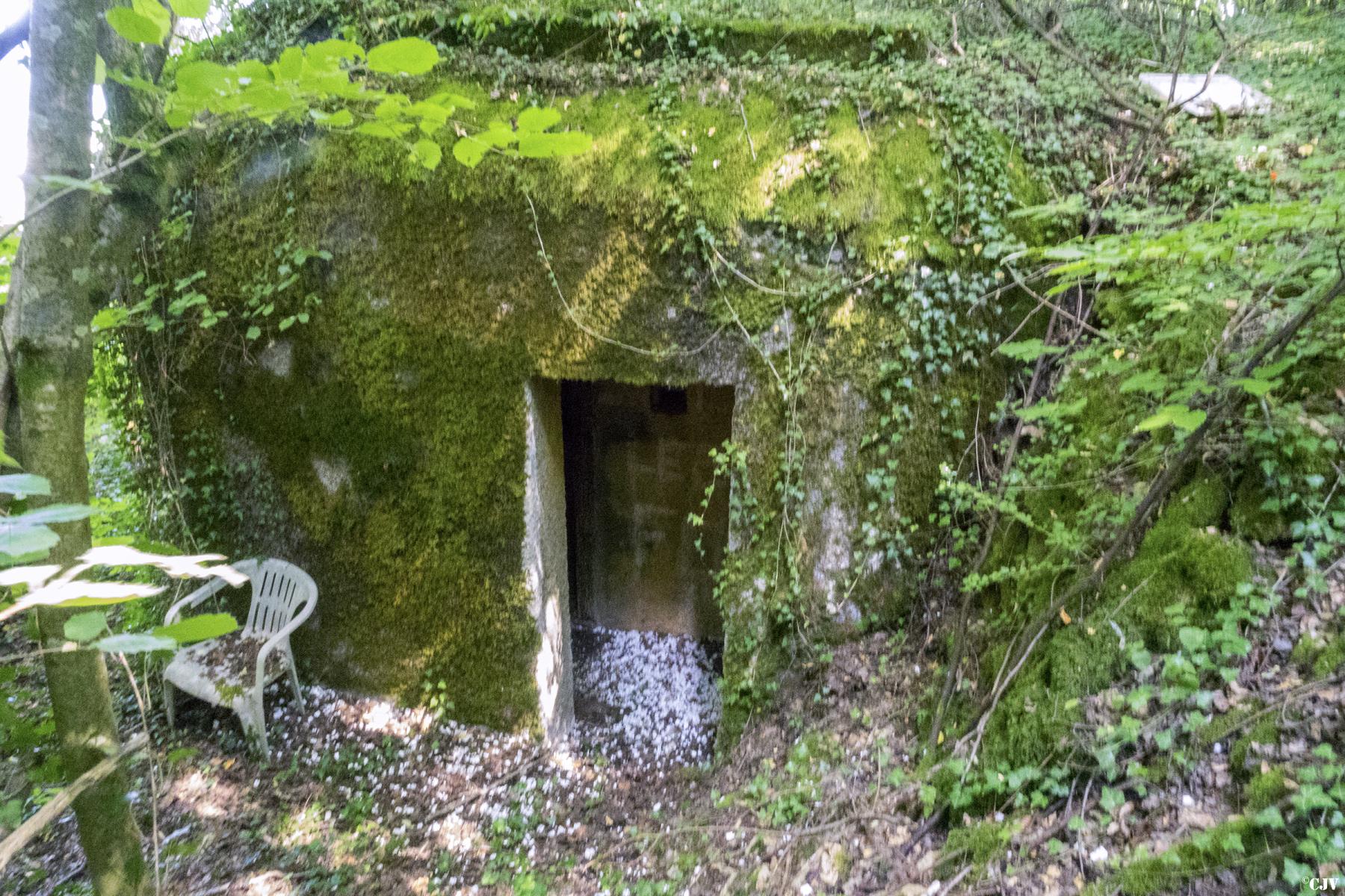 Ligne Maginot - MB25 - (Blockhaus pour canon) -   L'entrée - Lia VERMEULEN