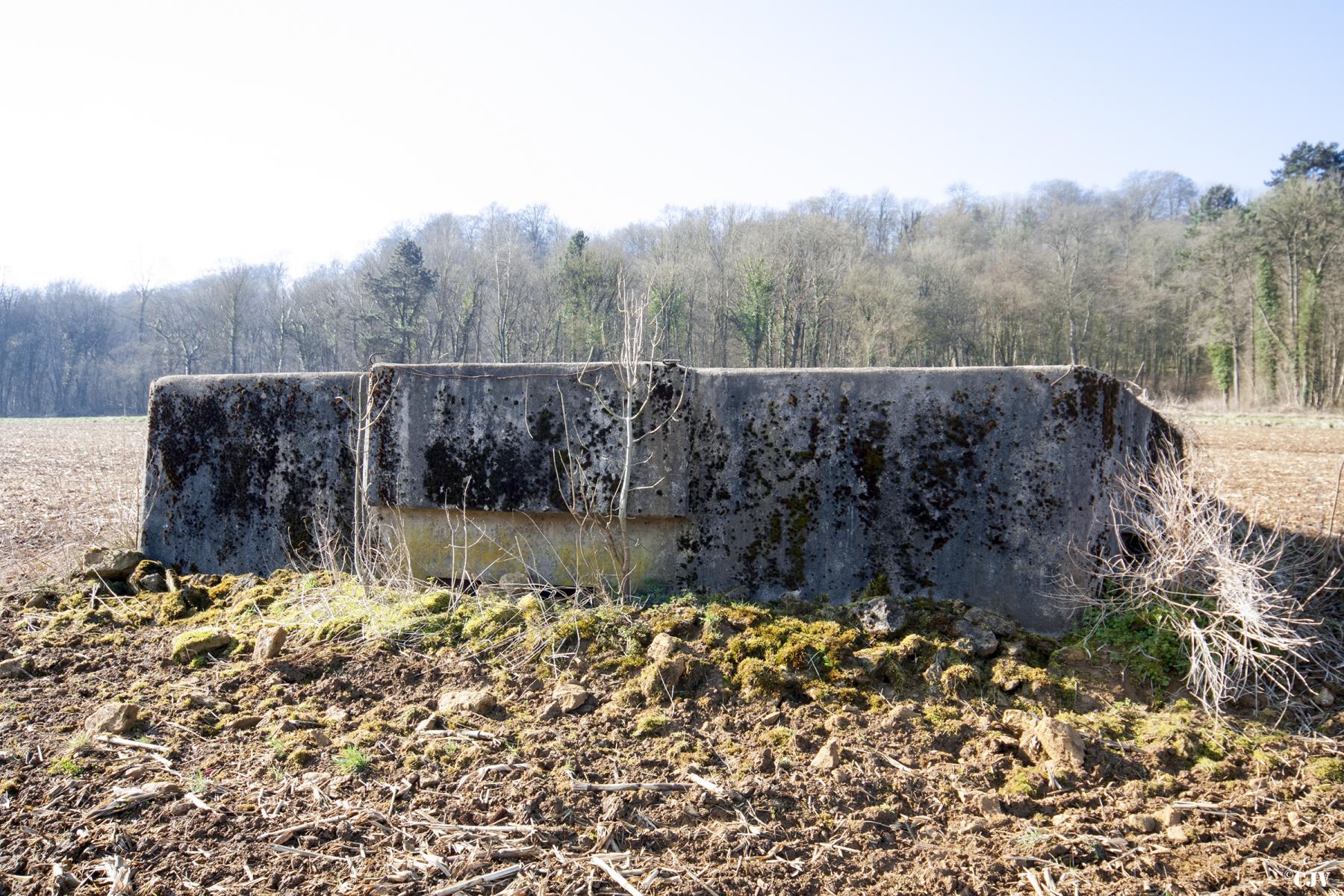 Ligne Maginot - MB30 - (Blockhaus pour arme infanterie) - Front du blockhaus - Lia VERMEULEN