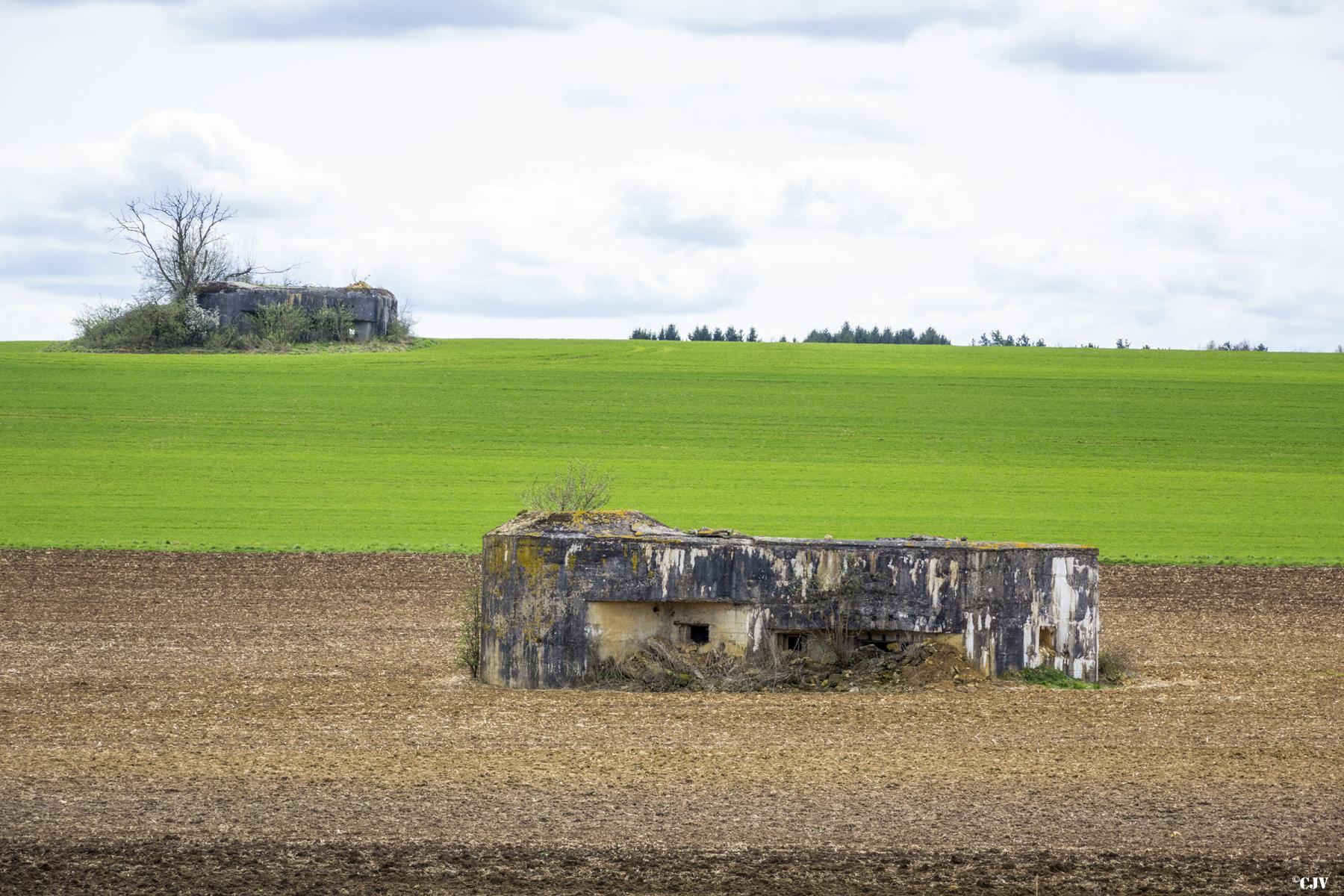 Ligne Maginot - MB42 - (Blockhaus lourd type STG / STG-FCR - Simple) -  Mb42 et Mb41      - Lia VERMEULEN