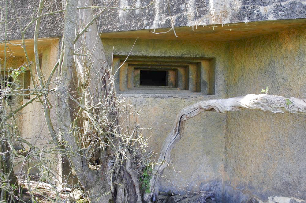 Ligne Maginot - MB151 - (Blockhaus pour canon) - Les créneaux de tir de l'extérieur - Christian RICHON/devoitine520