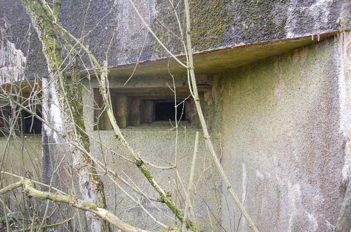Ligne Maginot - MB161 - (Blockhaus pour canon) - Les créneaux de tir - Christian RICHON/Devoitine520