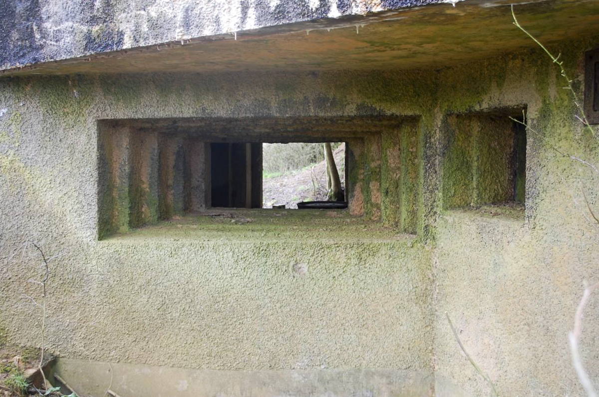 Ligne Maginot - MB161 - (Blockhaus pour canon) - Les créneaux de tir - Christian RICHON/Devoitine520