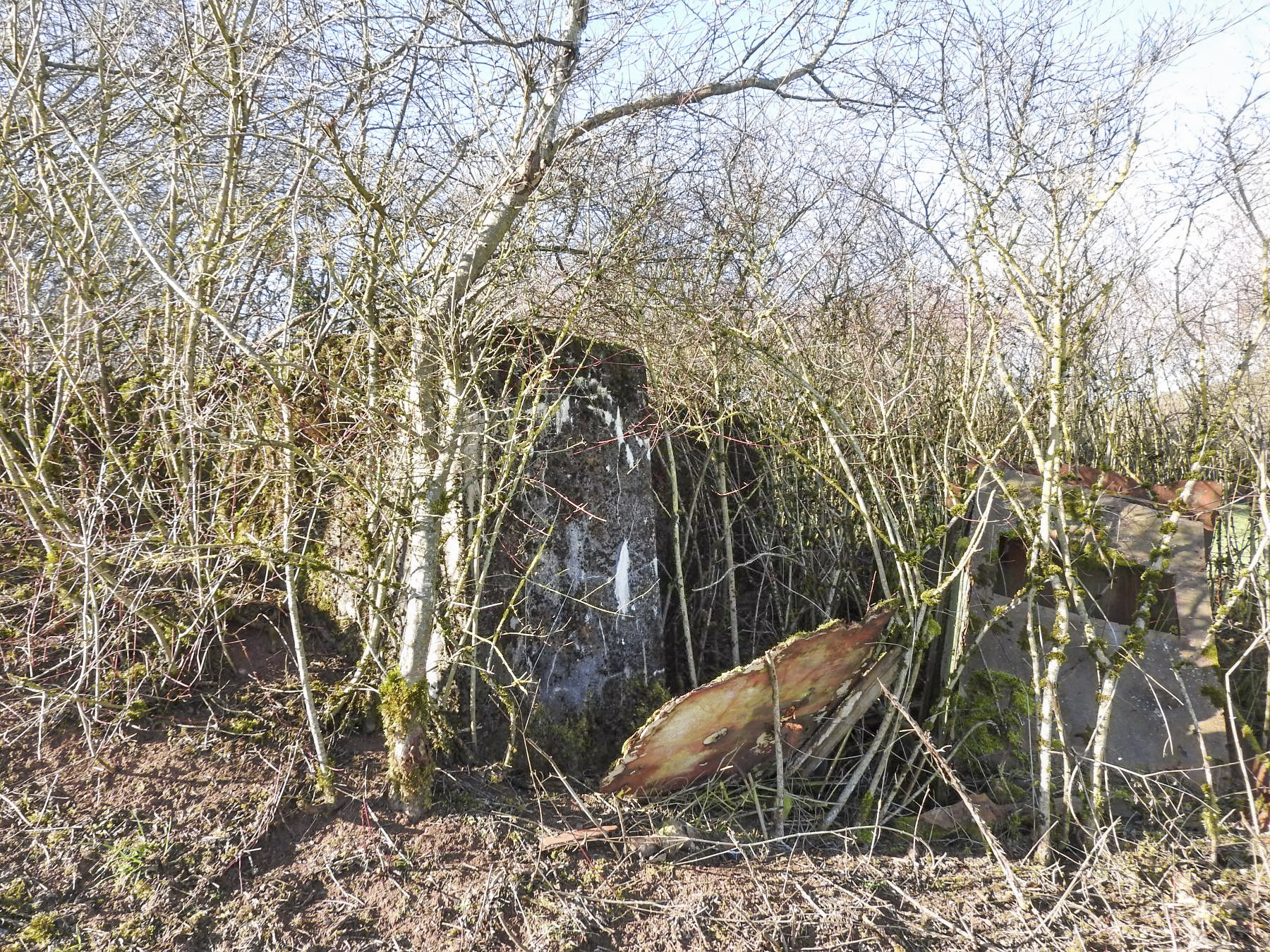 Ligne Maginot - BB306 - (Blockhaus pour arme infanterie) - La façade de tir. - STENGER Mathieu