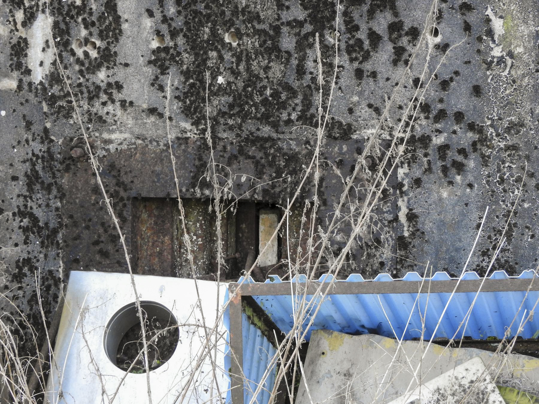 Ligne Maginot - CB161 - (Blockhaus pour arme infanterie) - L'embrasure pour mitrailleuse. - STENGER Mathieu