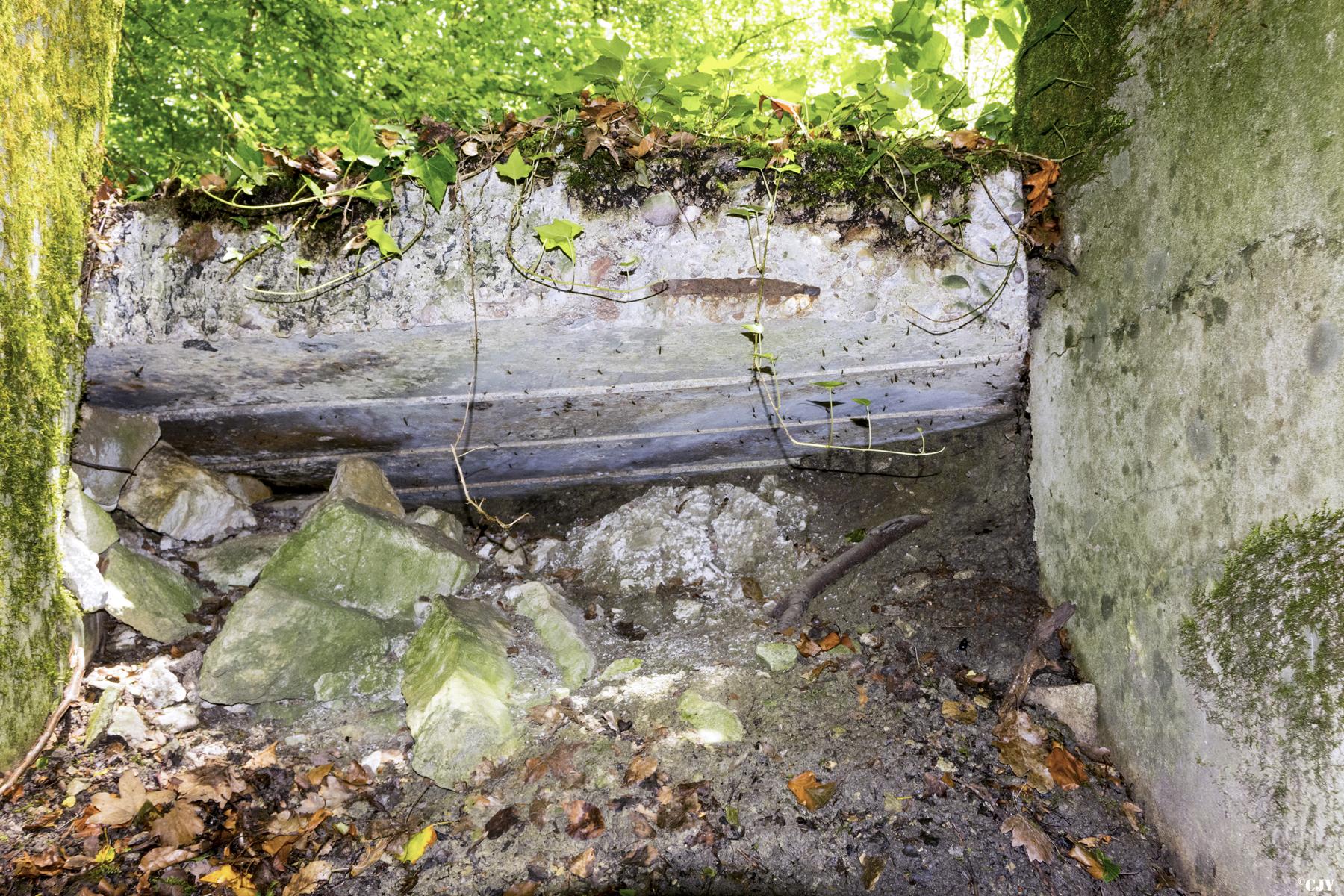 Ligne Maginot - AB39 - BAMBESCH SUD 3 - (Blockhaus pour arme infanterie) - La tranchée couverte de l'entrée - Lia VERMEULEN