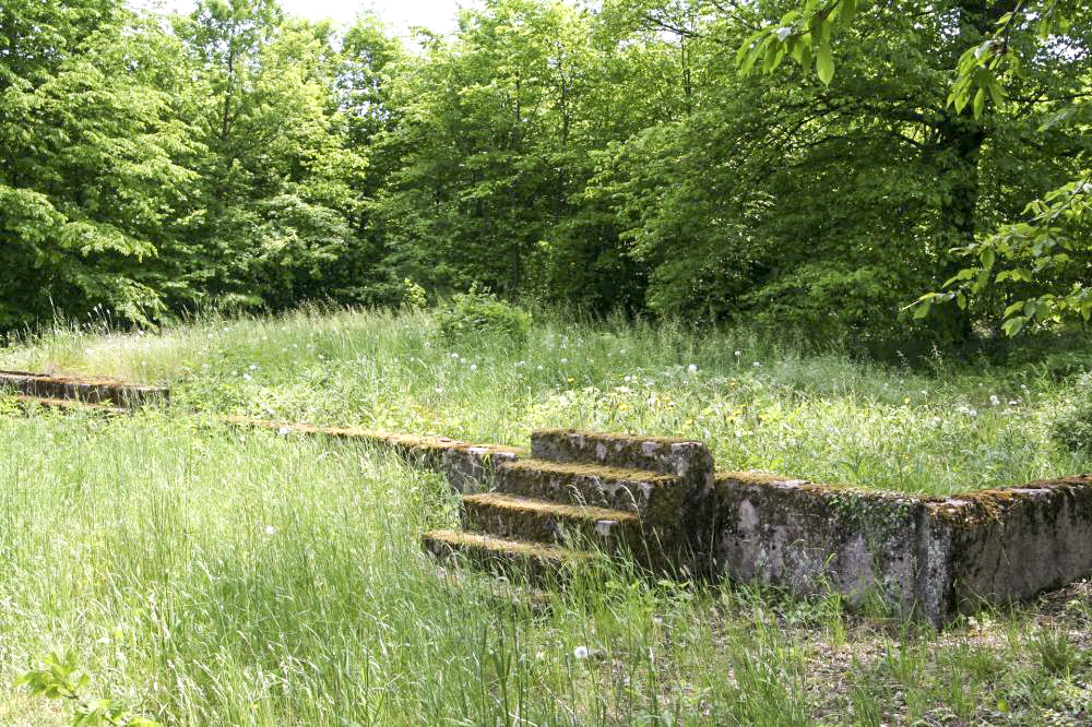 Ligne Maginot - BAMBESCH - (Casernement) - Restes du casernement extérieur
Soubassement de l'un des bâtiments - T. BACH