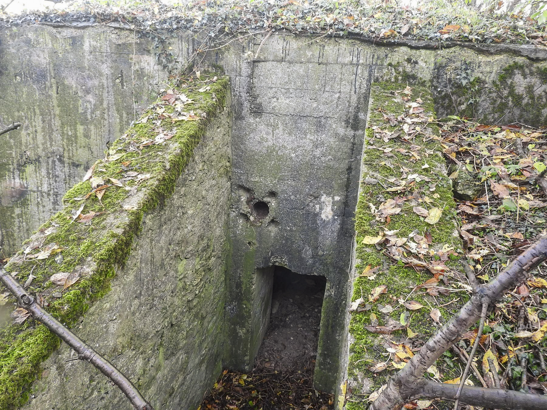 Ligne Maginot - ROUY 1 - (Blockhaus pour arme infanterie) - L'entrée du blockhaus. - STENGER Mathieu