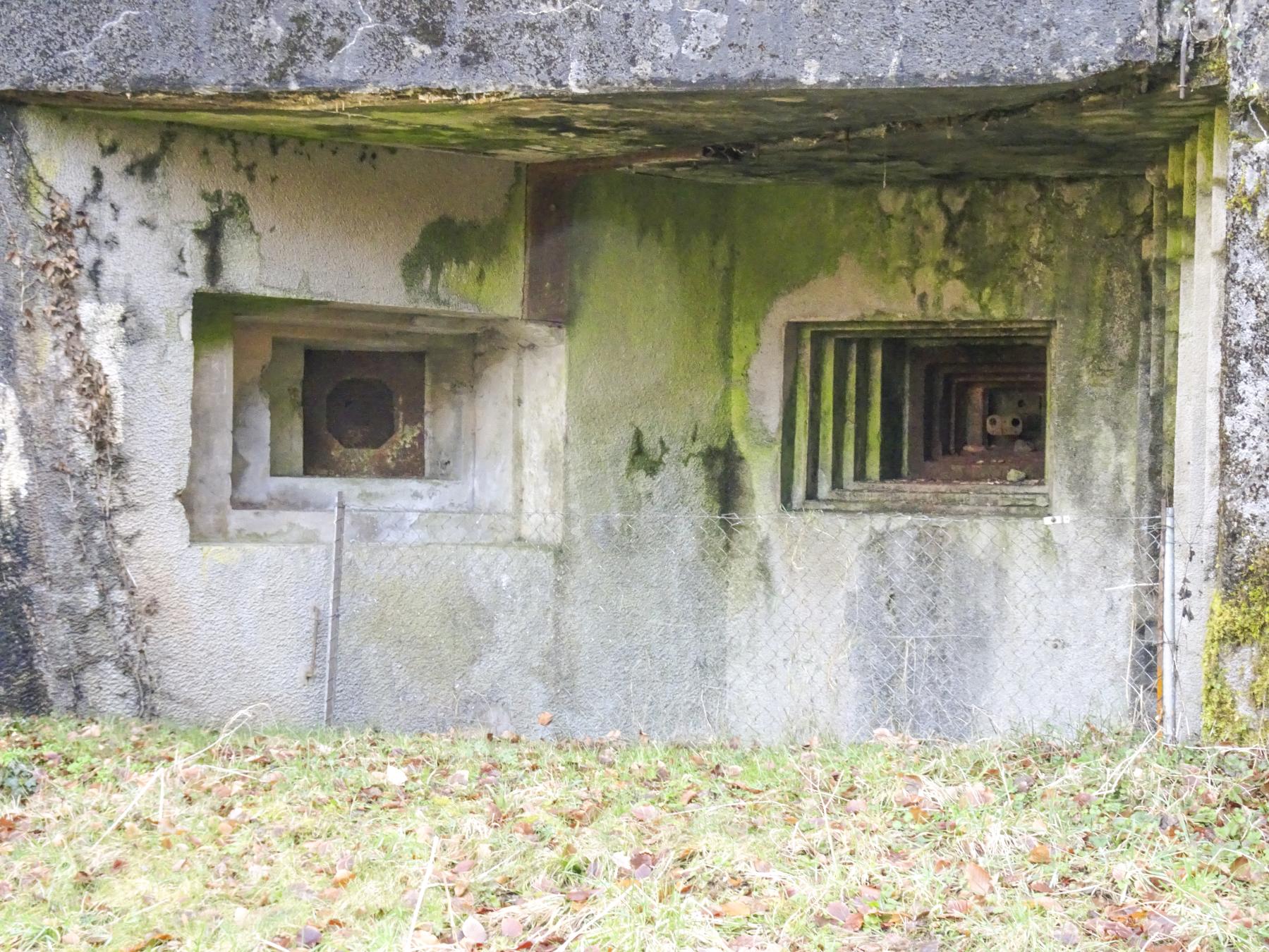 Ligne Maginot - HACKENBERG - A19 - (Ouvrage d'artillerie) - Bloc 22
Créneau JM et créneau FM - Marc Fossoul