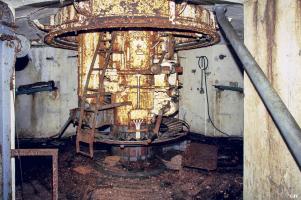 Ligne Maginot - LATIREMONT - A3 - (Ouvrage d'artillerie) - Bloc 4
Etage bas de la tourelle de mortiers de 81