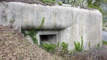 Ligne Maginot - COL DE GARDE (G) - EO10 - (Abri actif) - Bloc 4
Façade côté créneau 37mm AC / JM