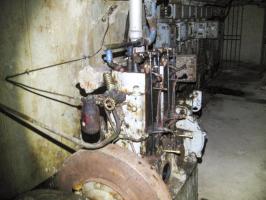 Ligne Maginot - COL DE GARDE (G) - EO10 - (Abri actif) - L'usine électrique
Les dégradations du moteur DB2