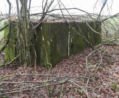 Ligne Maginot - BB355 - (Blockhaus pour canon) - La façade arrière