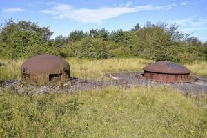 Ligne Maginot - ROCHONVILLERS - A8 - (Ouvrage d'artillerie) - Bloc 3
Tourelle pour deux tubes de 75 R 32 et cloche GFM type A