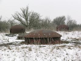 Ligne Maginot - ROCHONVILLERS - A8 - (Ouvrage d'artillerie) - Bloc 3
Tourelle pour deux pièces de 75 mm R modèle 1932